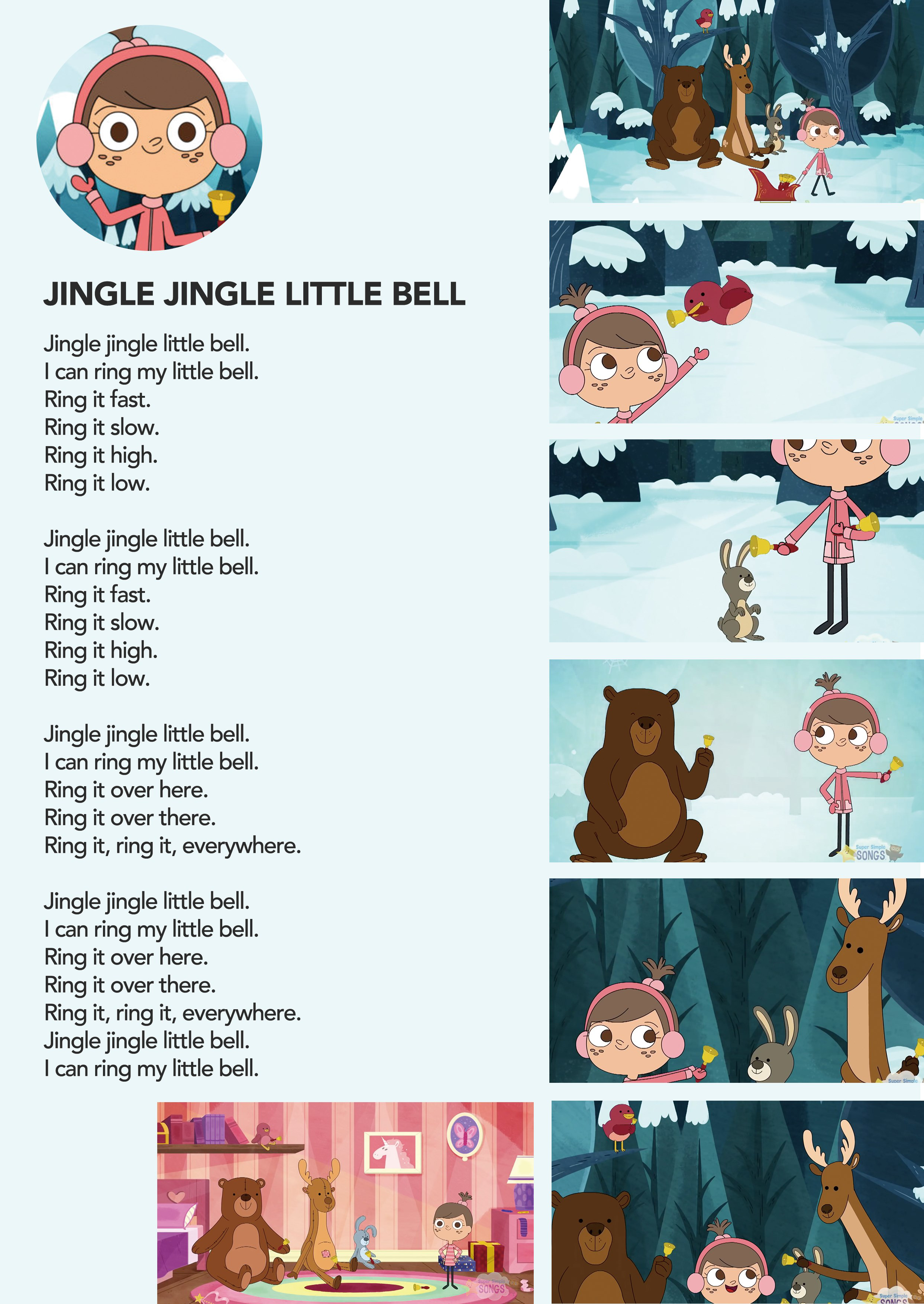 080 Jingle Jingle Little Bell (to the tune of Twinkle Twinkle Little Star)