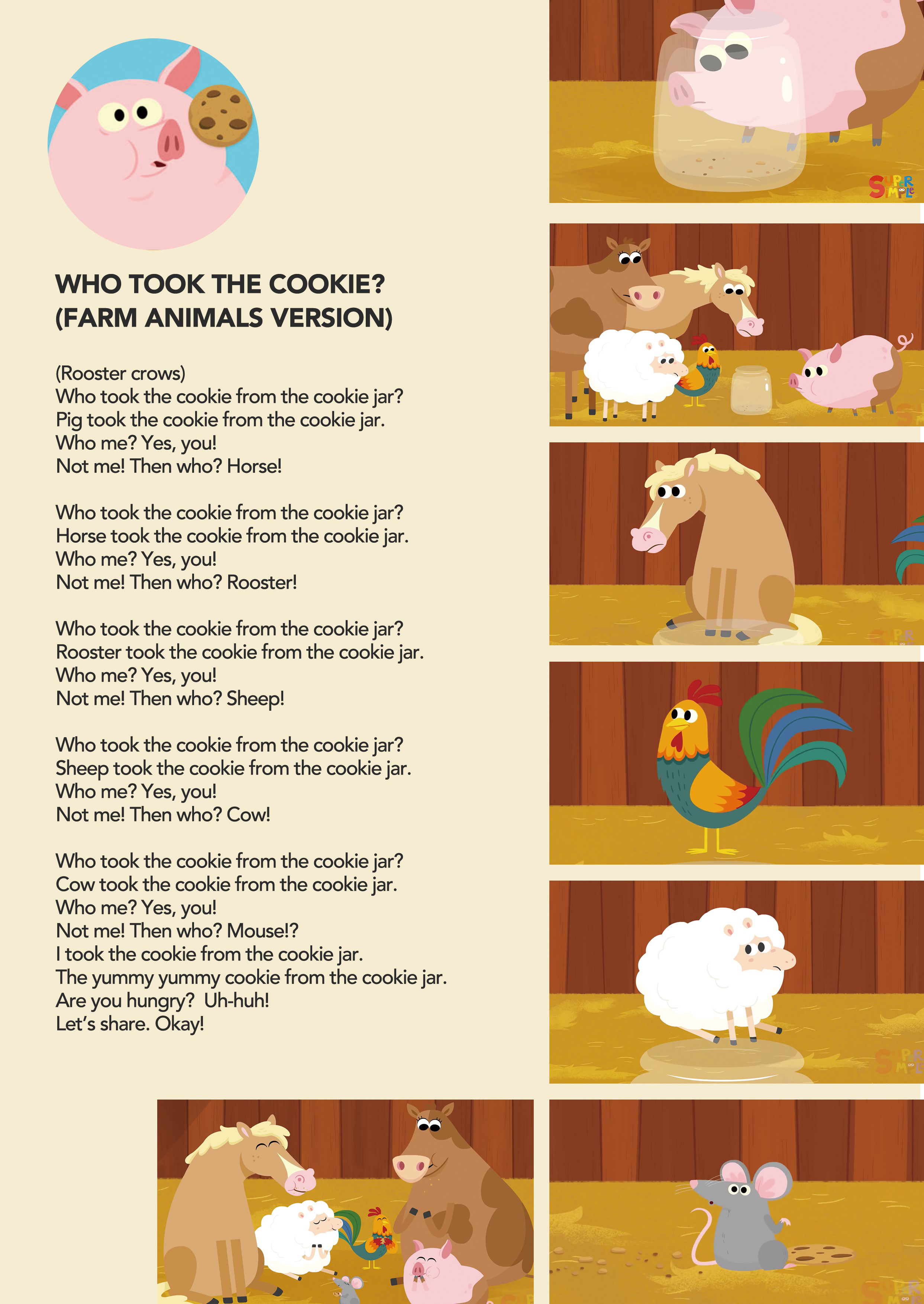 147 Who Took The Cookie (Farm Animals Version)